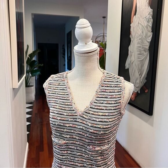 CHANEL Multicolor Striped Mini Dress - Picture 5 of 14